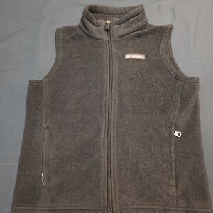 Columbia Kids Charcoal Fleece Vest